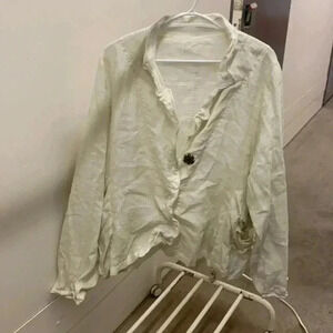Barbara speer lagenlook linen  top old money